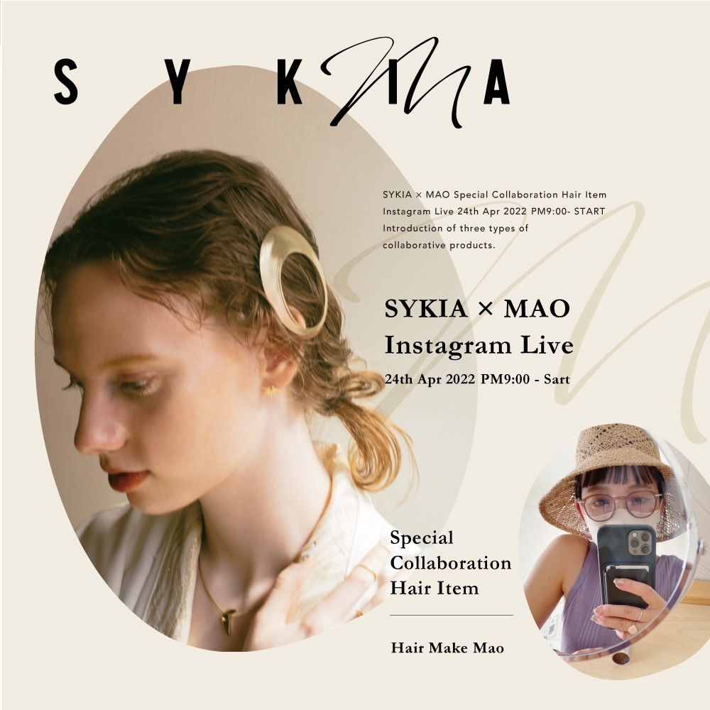 sykia news | SYKIA×MAO Collaboration Item 発売のお知らせ
